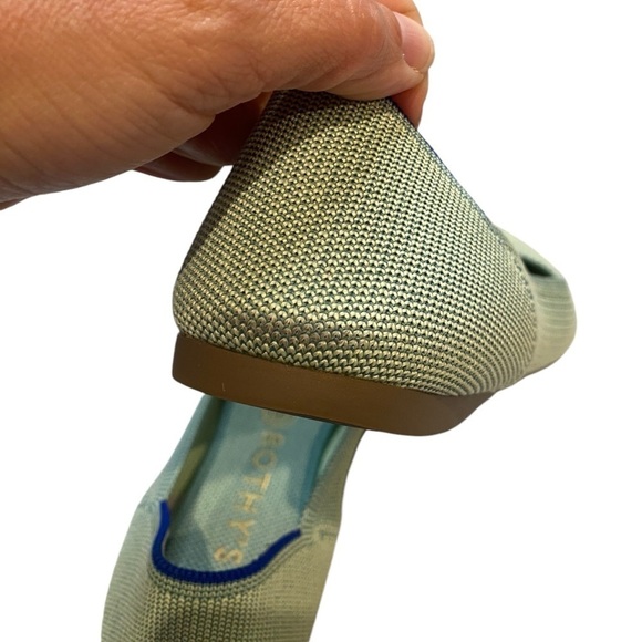 Rothy’s The Point Special Edition Mint Green Sz 9 Knit Flats - Picture 7 of 10